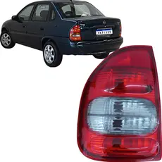 Lanterna Traseira Esquerda HT Corsa Sedan 2000 até 2002