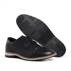 Sapato Social Oxford Marrom Confortável Casual Masculino Esporte Fino Moderno Elegante Ótimo Para Seu Dia Dia Trabalho