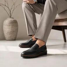 Sapato Mocassim Masculino Social Loafer Confortável Trabalho Casual Casamento Brogue Solado Tratorado Envio Imediato