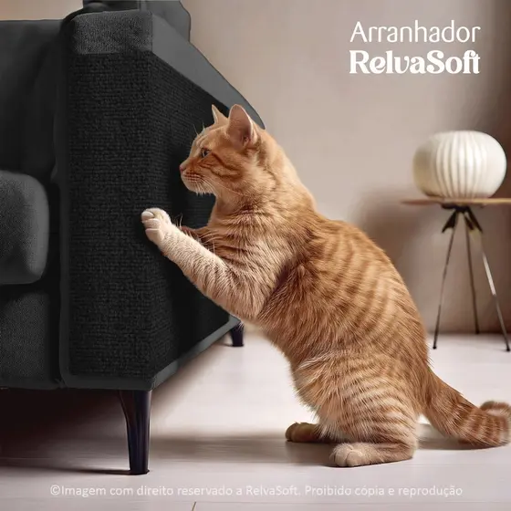 Arranhador Adesivo para Gato - Sofá, Cama -  Paredes -  Para seu PET - AntiArranhão Proteja seu Móvel 200x50