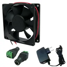Ventilador Cooler Ventoinha 120x120x25 120x120 12v C/ Fonte Bivolt