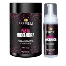 POMADA FIXADORA CAPILAR 1KG + MOUSSE MODELADOR 150ML