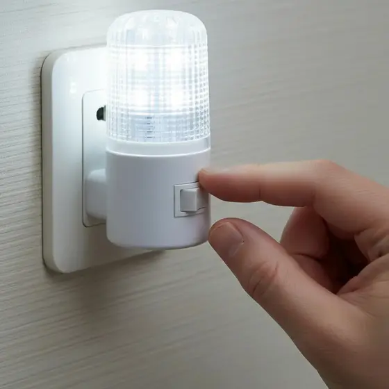 Mini Abaju Luminaria De Tomada Para Quarto Infantil Corredor Escadas