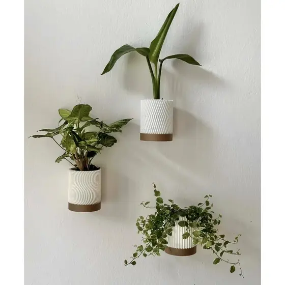 Vaso de Plantas Parede Decorativo – Com Fácil  Fixação – Unitário ou Kit