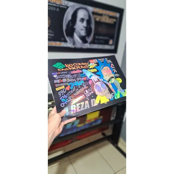 Adesivo para Baú Holografico moto