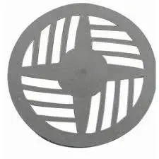 Grelha Redonda para Caixa Sifonada plástica branca diâmetro 9,7cm ou 15cm 1 unidade ASTRA