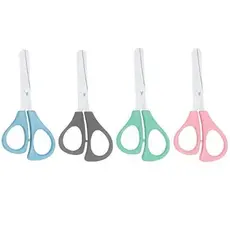 Tesoura Escolar Infantil cores sortidas 4 1/8" 1 unidade School Mundial