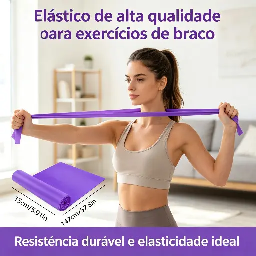 2  Kit Faixa Elástica Fisioterapia Academia Thera Band Para Exercícios Multifuncionais