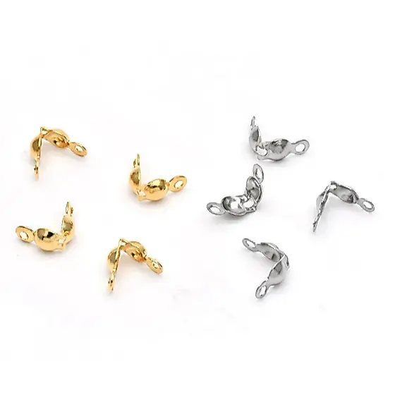Terminal tips bijuterias aberto finalizador biju 2.4mm tip artesanato