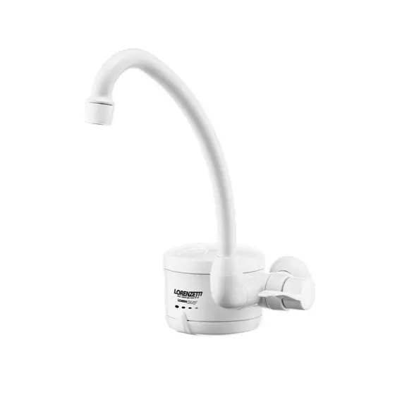 Torneira Elétrica Lorenzetti de parede ou mesa Branca 127V ou 220V