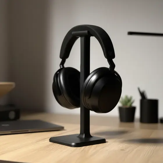 vSuporte para Headset de Mesa Organizador Gamer com Design Minimalista