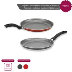 Frigideira Panquequeira e Tapioca Antiaderente Alegrete 22Cm