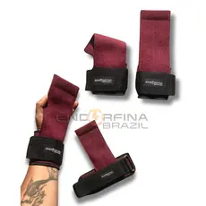 Par Strap Tala Larga Luva Halter Musculação Academia Crosstraining