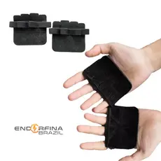 Par Luvas de Couro Academia Musculacao Treino protecao Fitnees