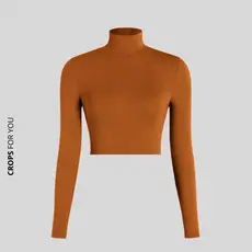 Cropped Manga Cores da Moda Básicas Inverno 2024