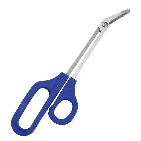 Tesoura De Unha De Aço Inoxidável Premium , Boca Longa Curvada , Afiada , Durável , Fácil Aderência I6v6