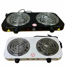 Fogareiro Elétrico 2 e 1 Bocas Bak Portátil 2000w 220v/110V