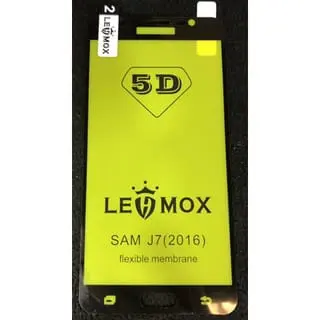 Pelicula de Gel 5D Flexivel Com Borda Preta Para Samsung