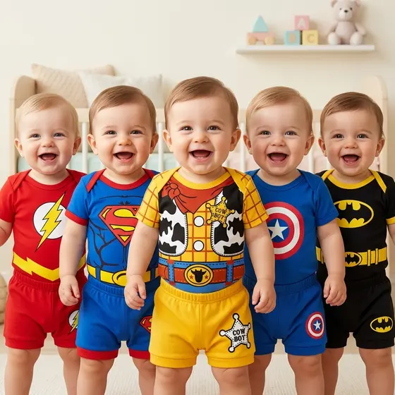 Conjunto bebê Body  Mesversário  2 Peças Body e Short