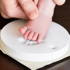 Massa de Modelar para Registrar a Mão e o Pé do Bebê