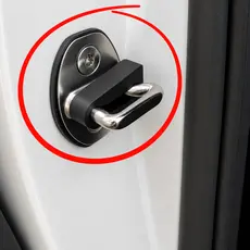 Protetor de Porta Batente Anti Impacto e Ruído Veicular Trava Borracha Amortecimento Carro