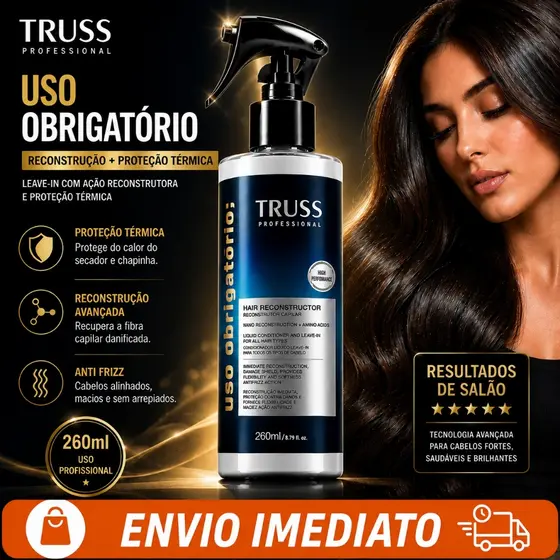 Uso Obrigatório Leave-in Reconstrutor Capilar Spray 260ml