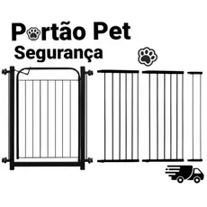 Portão Pet Grade Para Cachorro 68cm Até 153cm Cercado de Proteção