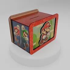 COFRE BOX CAIXA ORGANIZADORA TAMANHO 20X14 CM MDF WOODBOX - TEMAS DIVERSOS