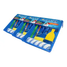 Conjuto c/ 3 Kits de Pintura e Decoração 7 Peças Cada Castor