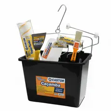 Kit para Pintura Balde/Caçamba Topa Tudo Não Respinga 8 peças - Castor