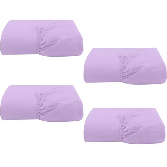 4 Lençol Avulso Mini Cama C/ Elástico 100% Algodão 200 Fios