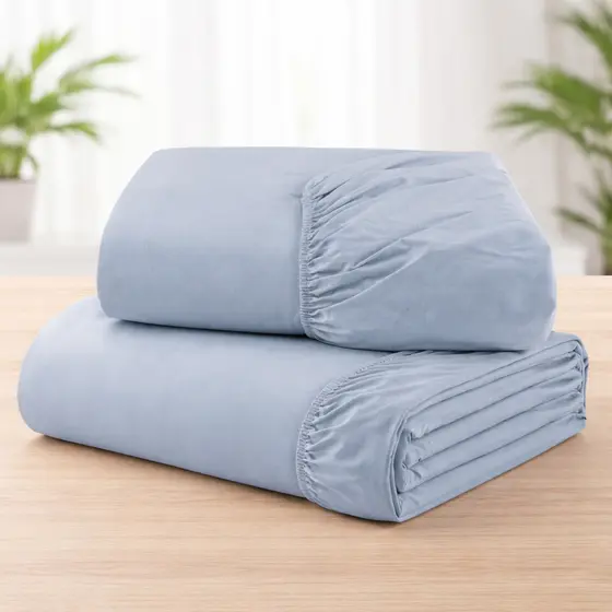 2 Lençol Avulso Mini Cama C/ Elástico 100% Algodão 200 Fios