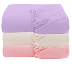 3 Lençol Avulso Mini Cama C/ Elástico 100% Algodão 200 Fios