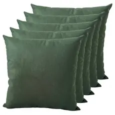 Kit Com 5 Capas De Almofadas Suede 60x60 Extra Grande Com Zíper