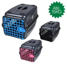 Caixa de Transporte Pet Para Caes Cachorro e Gato Pequeno Médio e Grande Reforçada