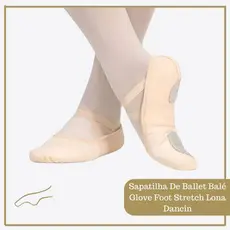 Sapatilha De Ballet Glove Foot Stretch Dancin (Coton e Sarja)