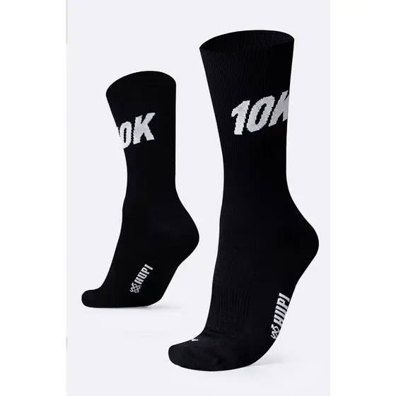 Meia HUPI 10K Preto - LT para pés menores 34-38