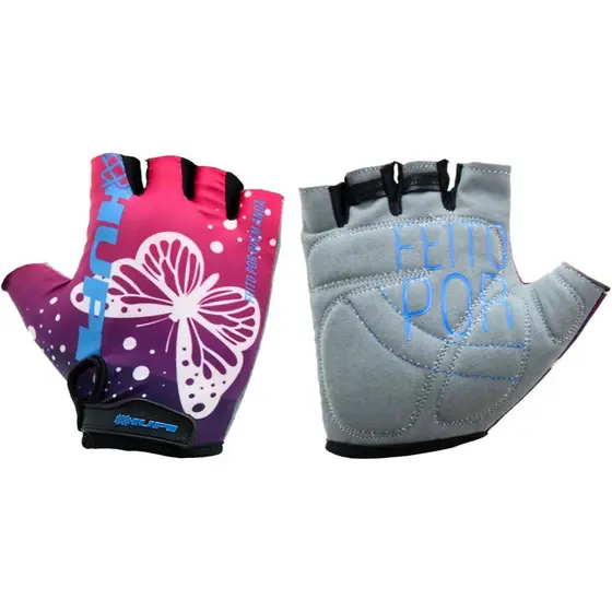 Luva Ciclismo HUPI Eco Dedo Curto Butterfly