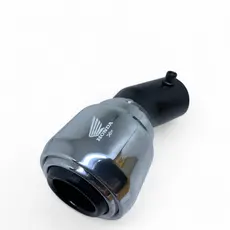 Ponteira De Escapamento Esportiva De Moto 3 Polegadas Cromada Honda Cbr 500r