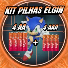 Elgin AA e AAA | Palito ou Comum | Kit 8, 12, 24, 32 ou 40 Unidades