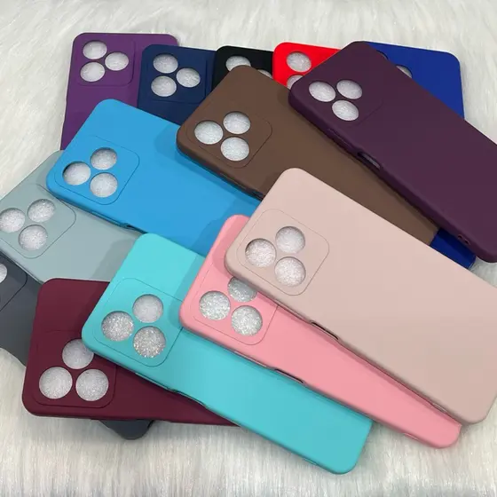 Capinha Capa Realme Note 50 / C53 / C51 silicone case Aveludada