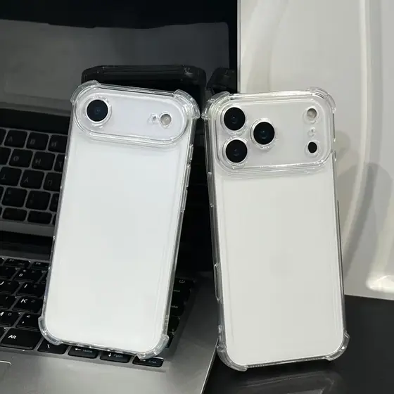 Capa Capinha Fechar câmera Anti impacto Para  iPhone 17 / 17 air / 17 pro / 17 pro max TPU Transparente
