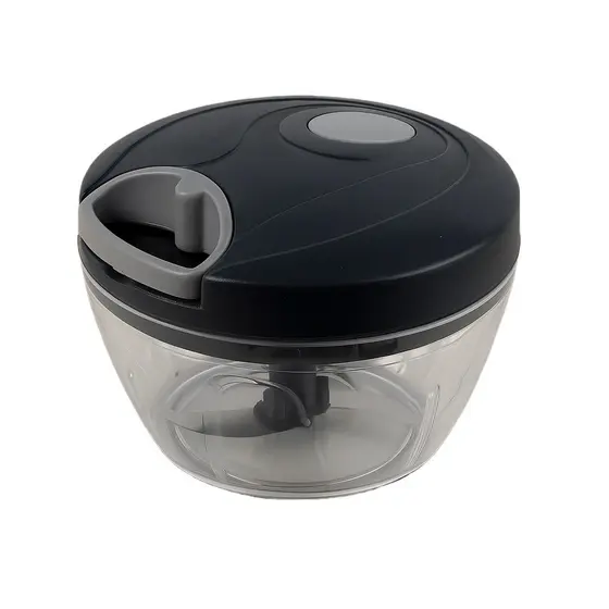 Processador Manual de Alimentos 500ml Triturador Picador Legumes Temperos Alho Multiuso Portatil