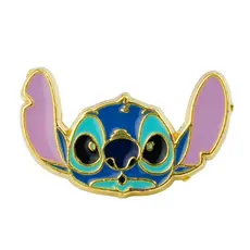 Broche Botton Rosto Stitch 2.5x3.5cm - Disney