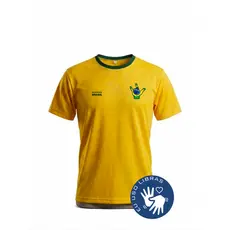 BRASIL Camisa da seleção Camiseta Verde Amarelo Camiseta com Estampa LIBRAS Camiseta COPA Camisa de Time tecido dryfit