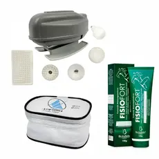 Aparelho Massagem Terapêutico Elétrico Aoyama + Pomada Massageadora Conforto Alívio Dores Musculares