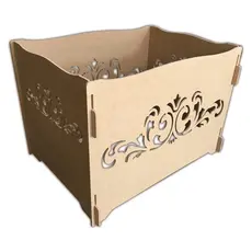 Caixa Porta Presentes Em Mdf Provençal Para Decoração Festas