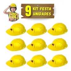 Kit 9 Capacete Infantil Praia Lembrancinha Festa Aniversario