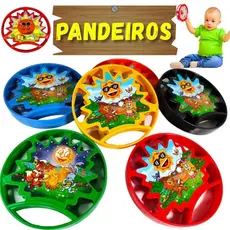 Pandeirinho Infantil Brinquedo Pandeiro Musical Festa