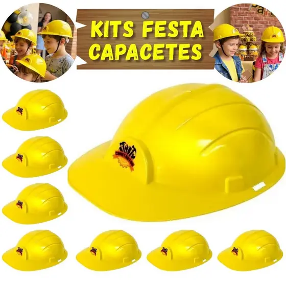 Kit Capacete Infantil Praia Lembrancinha Festa Prenda